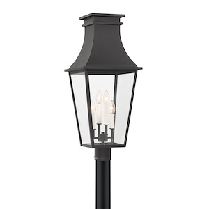 Great Outdoors - Gloucester - 4 Light Outdoor Post Mount-28.25 Inches Tall and 12 Inches Wide - 1293671