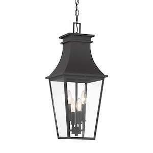 Great Outdoors - Gloucester - 4 Light Outdoor Chain Hung Pendant-25.25 Inches Tall and 10.38 Inches Wide - 1293656