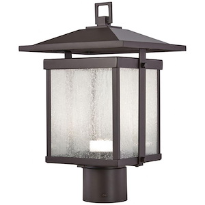 Hillsdale - 14W 1 LED Outdoor Post Mount in Transitional Style - 14.5 inches tall by 9 inches wide