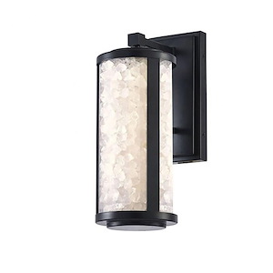 Salt Creek - 13.2W LED Outdoor Wall Sconce-16 Inches Tall and 6 Inches Wide
