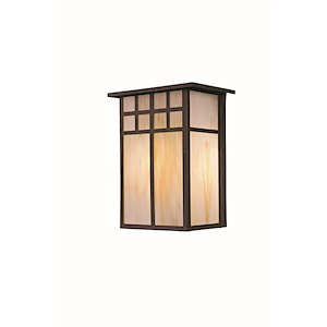 Great Outdoors - scottsdale Ii - 1 Light Outdoor Wall Mount In Transitional Style - 13 Inches Tall By 10 Inches Wide