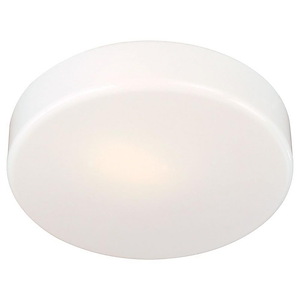 1 Light Flush Mount in Traditional Style - 3 inches tall by 11 inches wide