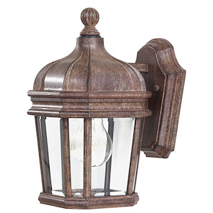 Great Outdoors - Harrison- 1 Light Outdoor Wall Mount In Traditional Style - 11.5 Inches Tall By 6.25 Inches Wide - 257008