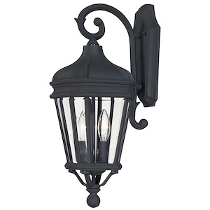 Great Outdoors - Harrison- 2 Light Outdoor Wall Mount In Traditional Style - 21 Inches Tall By 7.5 Inches Wide - 257007