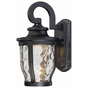 Great Outdoors - Merrimack - 1 Light Wall Mount In Traditional Style - 12.25 Inches Tall By 6.25 Inches Wide