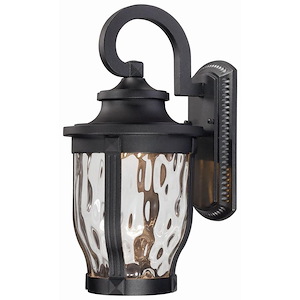Great Outdoors - Merrimack - Led Outdoor Wall Mount In Traditional Style - 16.25 Inches Tall By 8 Inches Wide