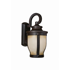 Great Outdoors - Merrimack - 1 Light Outdoor Wall Mount In Traditional Style - 20 Inches Tall By 10 Inches Wide