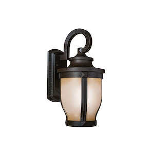 Great Outdoors - Merrimack - 1 Light Outdoor Wall Mount In Traditional Style - 20 Inches Tall By 10 Inches Wide - 201715