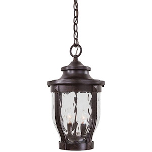 Great Outdoors - Merrimack - 3 Light Chain Hung In Traditional Style - 18.25 Inches Tall By 10 Inches Wide - 149069