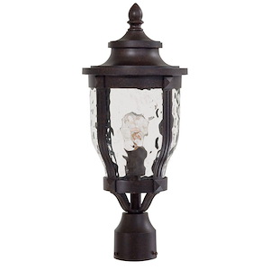 Great Outdoors - Merrimack - 1 Light Post Mount In Traditional Style - 19.75 Inches Tall By 8 Inches Wide - 67188