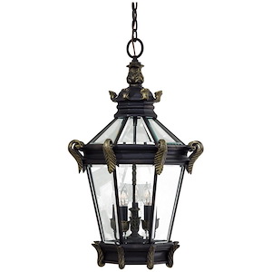 Stratford Hall - Five Light Outdoor Chain Hung Lantern - 1209388