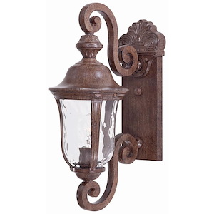 Great Outdoors - Ardmore - 1 Light Outdoor Wall Mount In Traditional Style - 19.75 Inches Tall By 7.63 Inches Wide - 538682