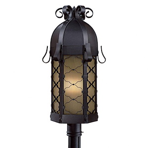 Great Outdoors - Montalbo&#195;&#182; - 1 Light Outdoor Post Mount - 28.25 inches tall by 14 inches wide