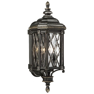 Bexley Manor - Outdoor Wall Lantern Traditional in Traditional Style - 25.25 inches tall by 9 inches wide
