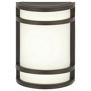 Great Outdoors - Bay View - Led Outdoor Pocket Lantern In Contemporary Style - 9.5 Inches Tall By 7 Inches Wide