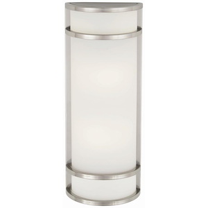 Great Outdoors - Bay View - 2 Light Outdoor Pocket Lantern In Contemporary Style - 20 Inches Tall By 8 Inches Wide - 538709