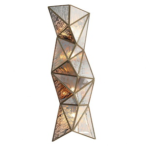 Geo-Gem - 4 Light Wall Sconce-28.7 Inches Tall and 9.5 Inches Wide - 1336528