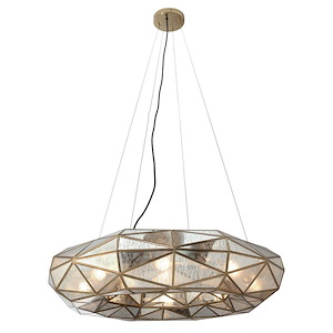 Geo-Gem - 8 Light Chandelier-8 Inches Tall and 35.5 Inches Wide - 1336977