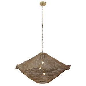 Marseille - 3 Light Pendant-24 Inches Tall and 43 Inches Wide - 1336492