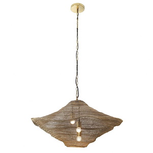 Marseille - 3 Light Pendant-22 Inches Tall and 33 Inches Wide - 1336699
