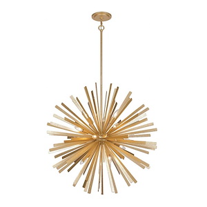 Confluence - 16 Light Pendant-34 Inches Tall and 34 Inches Wide - 1336593