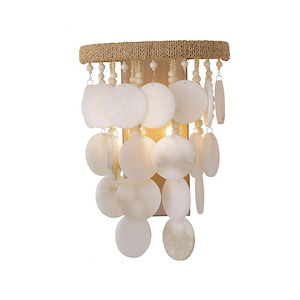 Aurelia&#39;s Cove - 2 Light Wall Sconce-14.5 Inches Tall and 10 Inches Wide