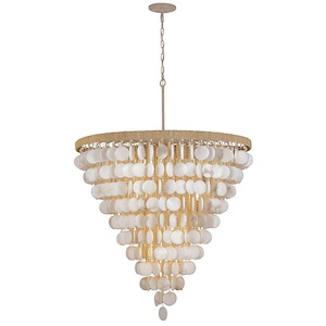 Aurelia&#39;s Cove - 15 Light Pendant-55.13 Inches Tall and 40 Inches Wide
