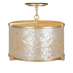 Sommers Bend - 4 Light Semi-Flush Mount-12.28 Inches Tall and 17 Inches Wide
