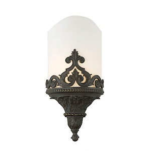 1 Light Wall Sconce-16.75 Inches Tall and 8 Inches Wide