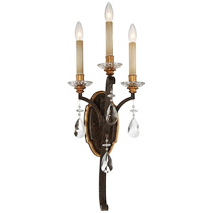 Chateau Nobles - Three Light Wall Sconce - 536573