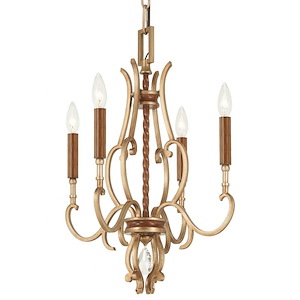 Magnolia Manor - 4 Light Chandelier-23.5 Inches Tall and 16.5 Inches Wide