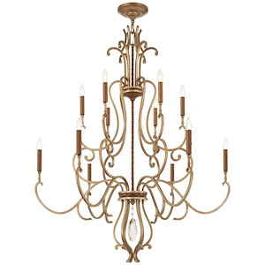Magnolia Manor - 12 Light Chandelier-57.5 Inches Tall and 42 Inches Wide