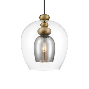Amesbury - 1 Light Pendant-14.25 Inches Tall and 11.75 Inches Wide - 1287622
