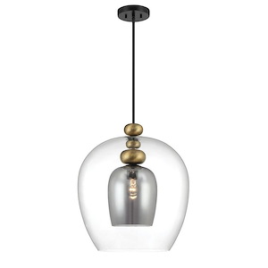 Amesbury - 1 Light Pendant-23 Inches Tall and 19.75 Inches Wide - 1287606
