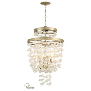 Stonybrook - 4 Light Convertible Pendant-28.75 Inches Tall and 18.25 Inches Wide