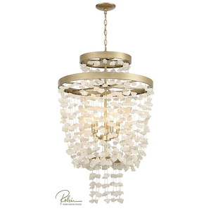 Stonybrook - 5 Light Pendant-37.5 Inches Tall and 24 Inches Wide