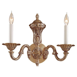 15 Inch Two Light Wall Sconce
