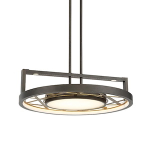 Tribeca - 32W 1 LED Semi-Flush Mount-5.5 Inches Tall and 20 Inches Wide - 1287625