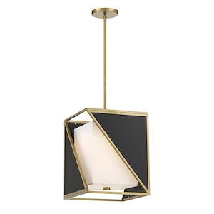 Aspect - 18W 1 LED Pendant-15 Inches Tall and 12 Inches Wide