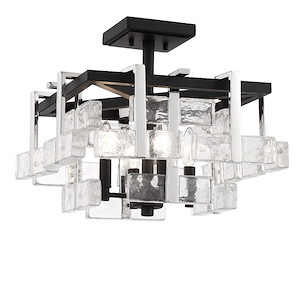 Painesdale - 4 Light Semi-Flush Mount-14 Inches Tall and 16.25 Inches Wide
