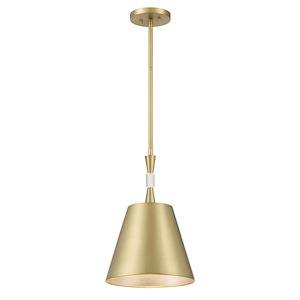 Baratti - 1 Light Pendant-18.5 Inches Tall and 12 Inches Wide