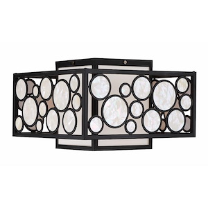 Mosaic - 2 Light Flush Mount In 10 Inches Tall and 15 Inches Wide - 1070237