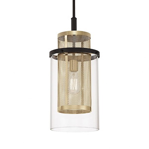 Soho - 1 Light Mini Pendant In Traditional Style-20 Inches Tall and 9.5 Inches Wide