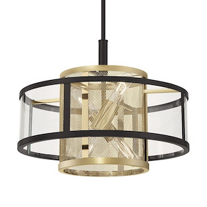 Soho - 4 Light Convertible Pendant In Contemporary Style-10.25 Inches Tall and 18 Inches Wide