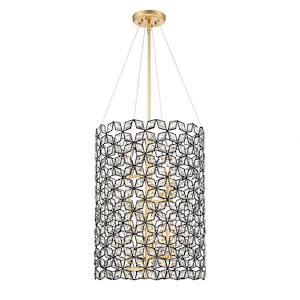 Brookcrest - 8 Light Pendant-26.25 Inches Tall and 20 Inches Wide
