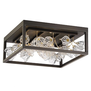 Maison Des Fleurs - 6W 4 LED Flush Mount-6.5 Inches Tall and 19 Inches Wide - 1287504