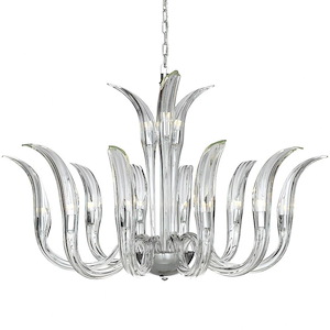 Cisne - 13 Light Chandelier-24.5 Inches Tall and 39.5 Inches Wide