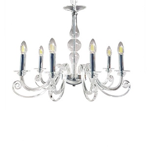 Eirene - 6 Light Chandelier-20.5 Inches Tall and 27.75 Inches Wide