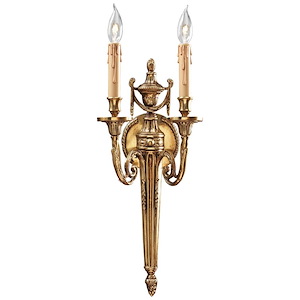 7.75 Inch Two Light Wall Sconce