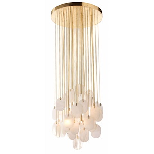 Constaledo - 6 Light Pan Pendant-69 Inches Tall and 27.5 Inches Wide